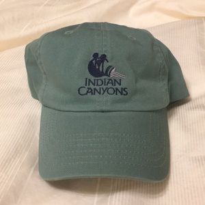 Indian Canyons logo hat